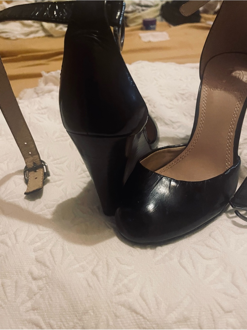 Tory Burch Classic Black Women's High Heel Pumps with Ankle Strap